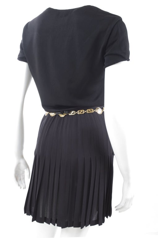 Women's Gianni Versace Wrap Skirt, Top and Belt For Sale