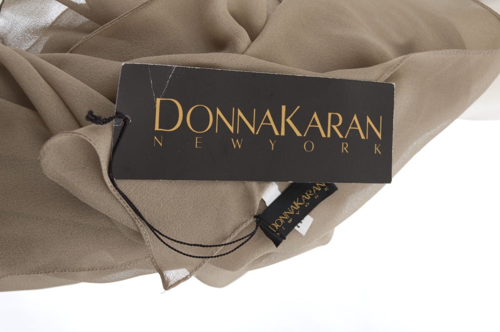 90's Donna Karan Suit with Scarf For Sale 4