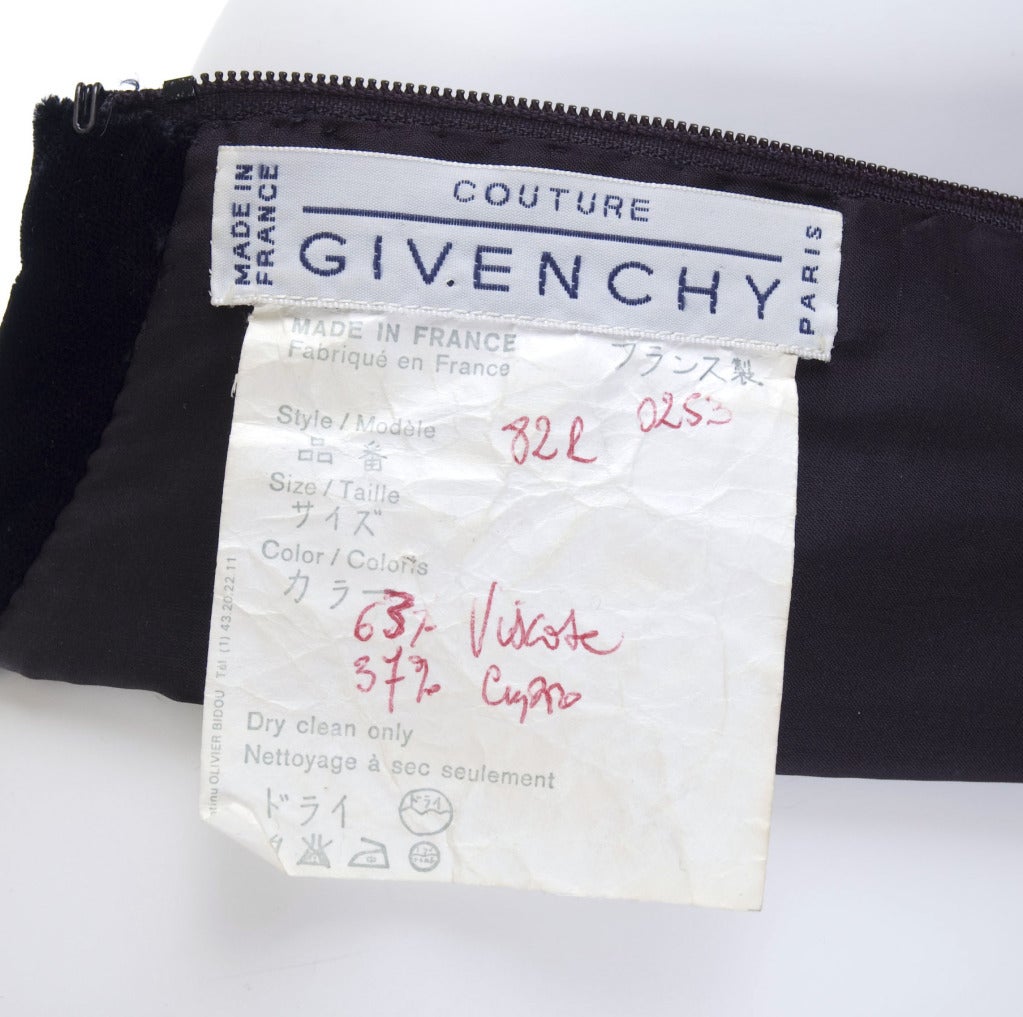 80's Givenchy Couture Gown For Sale 3