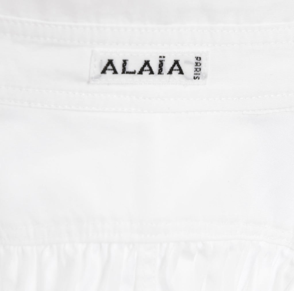 Alaia White Shirt 6