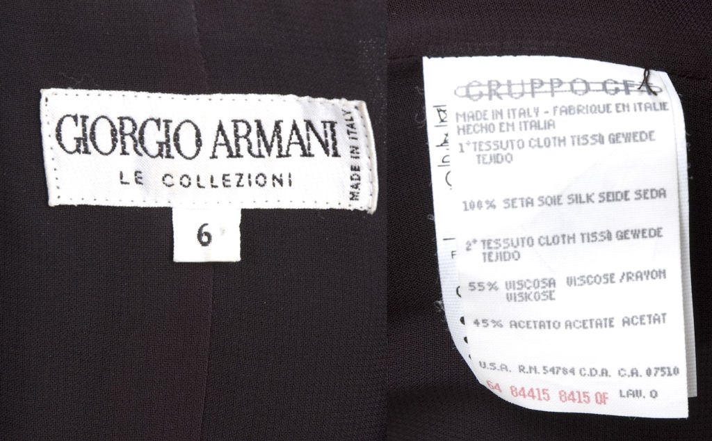 90's Giorgio Armani Luxurious Beaded Black Jacket For Sale at 1stdibs