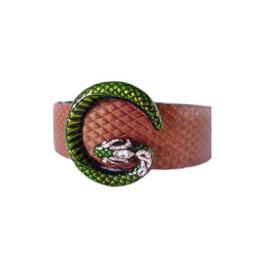GUCCI Belt SNAKE Jeweled Buckle SMASHING at 1stDibs | gucci snake belt, gucci  snake.belt, gucci belt snake buckle