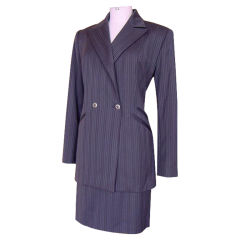 CLAUDE MONTANA Suit Vintage Skirt Suit 44 usa 8 to 10 9