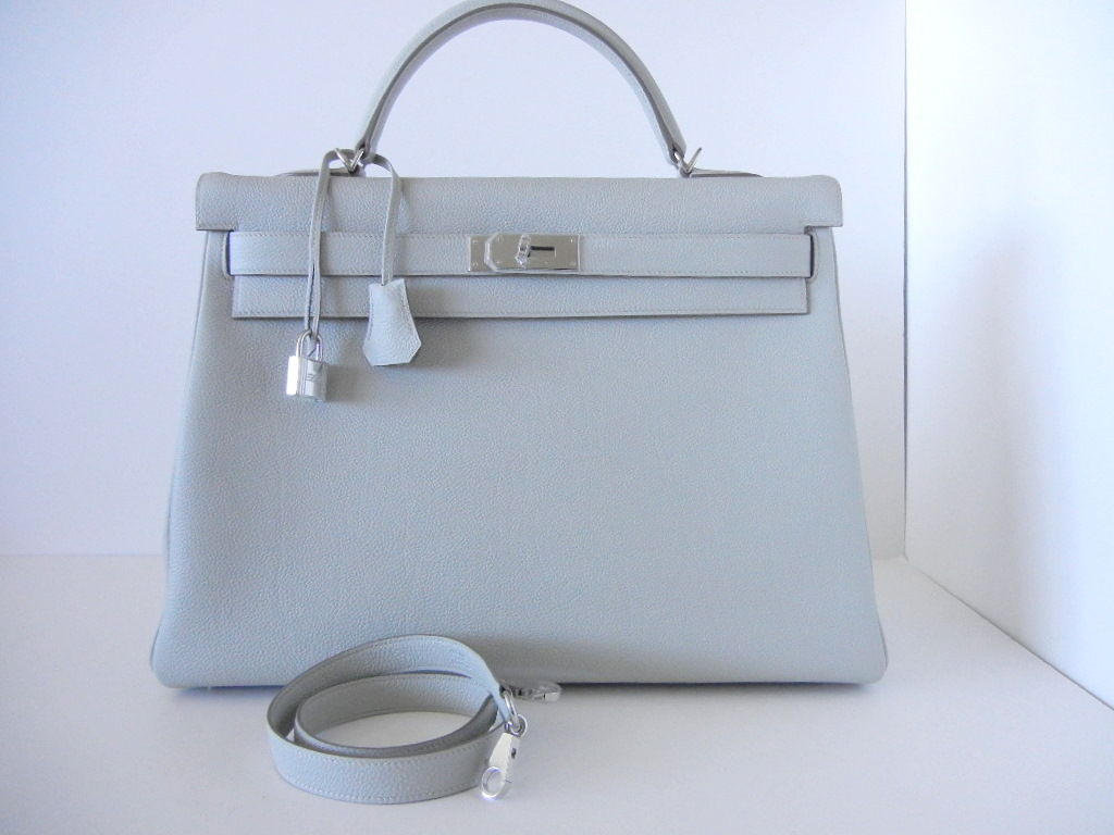 HERMES KELLY 40 Bag GRIS PERLE new colour 40 Supple