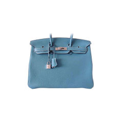 HERMES BIRKIN 35 BLUE JEAN coveted Signature Hermes colour