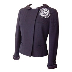 CHANEL 06A Jacket 2DIE4 Detachable Pin DIVINE buttons superb dtl