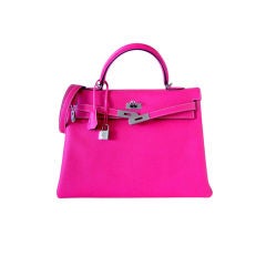 HERMES KELLY 35 Supple Bag Candy ROSE TYRIEN 2tone