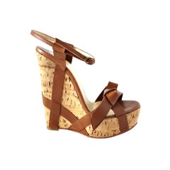 CHRISTIAN LOUBOUTIN shoe platform wedge Limited Anniversary Edit