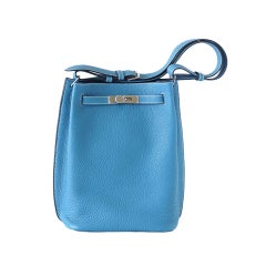 hermes leather goods - HERMES KELLY 35 Retourne Bag MIMOSA Matte Alligator Palladium ...