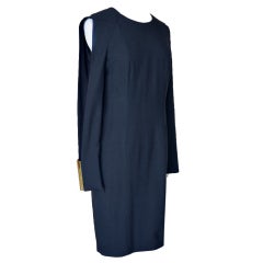 GUCCI Dress Wide Gold Cuff Open Slit Sleeve Shoulder to Cuff 40 / 6 12
