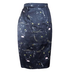 GIVENCHY skirt exotic panthers $1855 nwt 38 fits 4 to 6