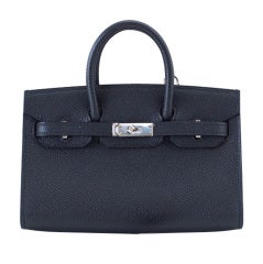 HERMES Mini Miniatur LIMITED EDITION Birkin Tasche BLACK Epsom