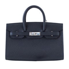 HERMES Mini Miniature LIMITED EDITION Birkin bag BLACK Epsom