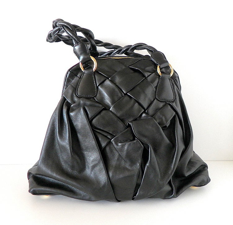 VALENTINO bag lovely leather work very soft  roomy day size