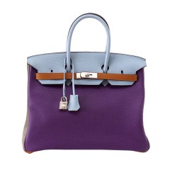 HERMES BIRKIN 35 Bag Arlequin Harlequin Limited Edition Clemence 11