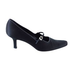 CHRISTIAN DIOR satin Mary Jane shoe 38.5 / 8.5 lovely cut