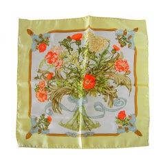 HERMES Scarf print REGINA charming silk small scarf