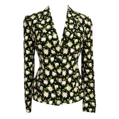 DOLCE&GABBANA jacket coveted delightful Spring floral print 46 fits 8  new
