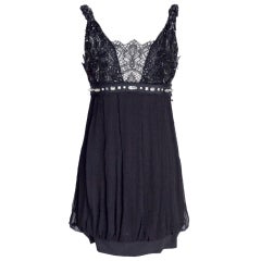 Collette Dinnigan Dress Lace Beading Stones S new 9