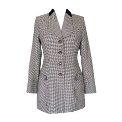 HERMES Vintage Riding Jacket Chic Colours Beautifully Shaped 36 / 4 3