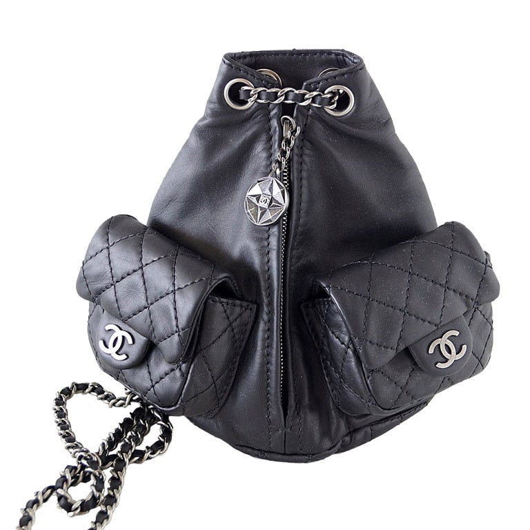 CHANEL bag Mini backpack The summer IT bag so charming NEW at 1stDibs