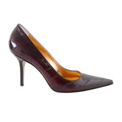 DOLCE&GABBANA shoe Signature pump EEL 40 / 10 5