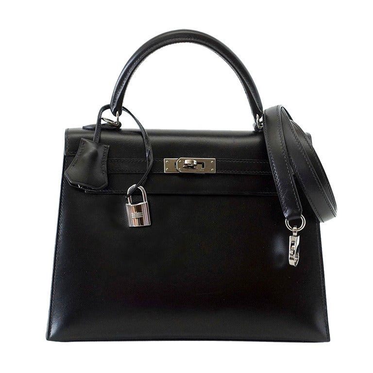 brand new Hermes kelly 25 Black box GHW Sold – Ruelamode