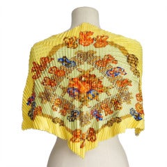 HERMES rare LES RUBANS DU CHEVAL Plisse scarf MINT 8