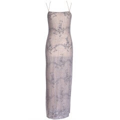 GIORGIO ARMANI Black Label Vintage Beaded Gown 40 /6 Red Carpet worthy 11