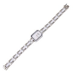 Used Chanel Lady's Ceramic, Stainless Steel, Diamond Premiere Watch