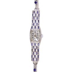 CARTIER PARIS Art Deco Diamond Watch For Sale at 1stDibs
