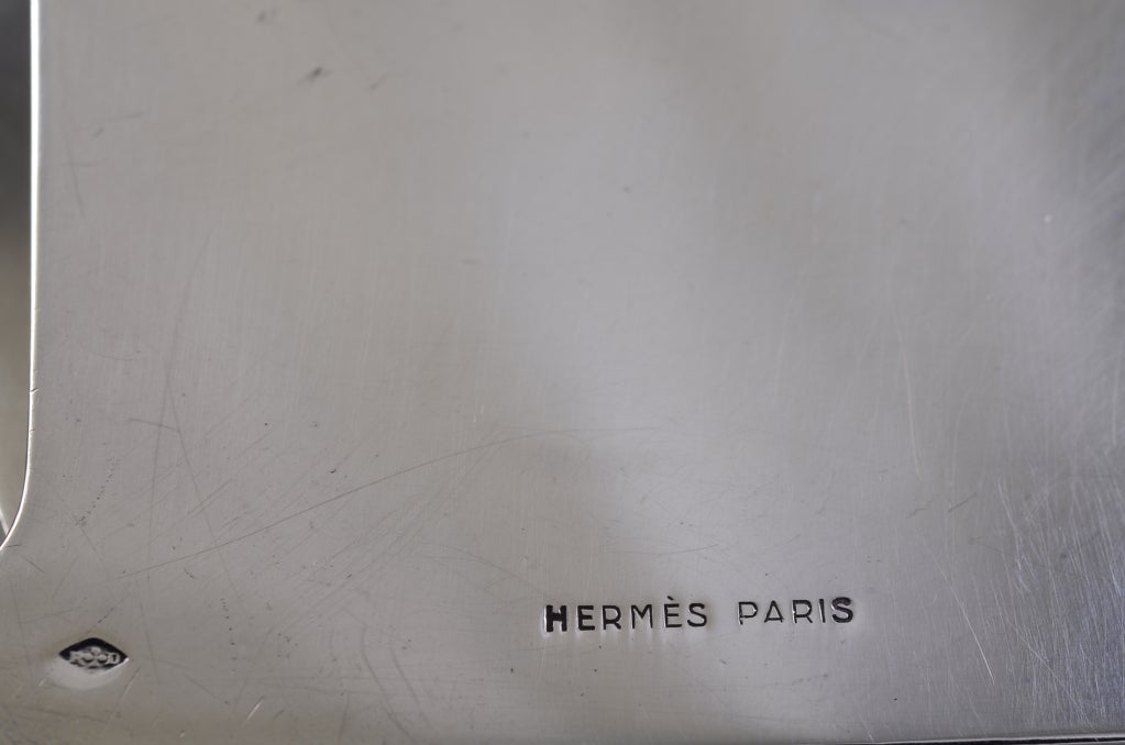 HERMES PARIS Sterling Large Caduceus Desk Clip at 1stDibs