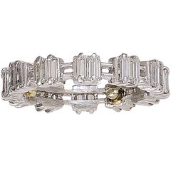 Platinum and Diamond Eternity Band