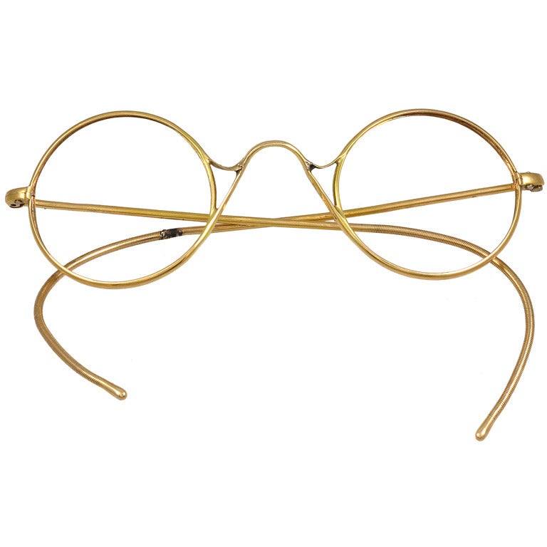 Gold Eyeglass Frames