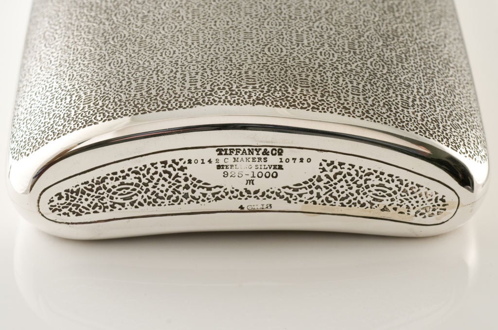 TIFFANY Sterling Silver Persian Pattern Flask