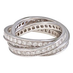 Retro CARTIER "Trinity" Diamond Ring