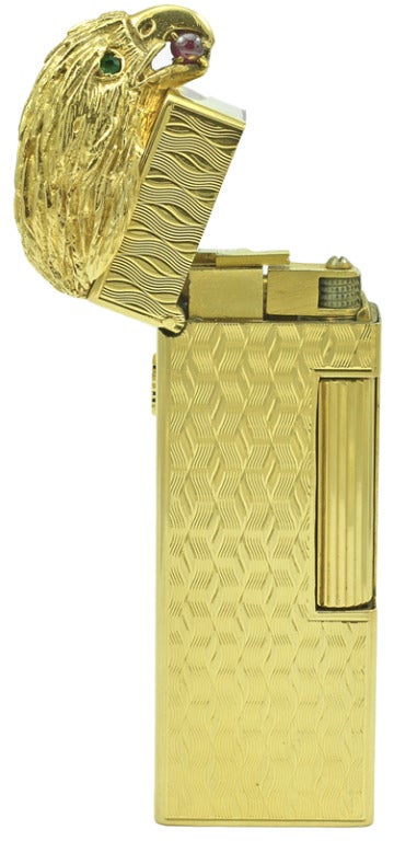 solid gold dunhill lighter