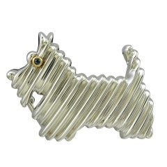 TIFFANY&CO Scottie Dog Belt Buckle 8