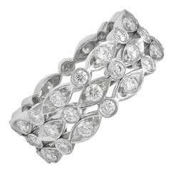 TIFFANY & CO Diamond "Swing " Ring 10