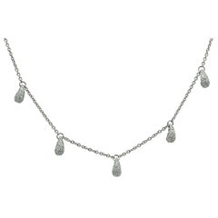 Tiffany & Co. Peretti Diamond Platinum Necklace