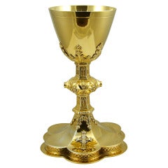 Sterling Silver Gilt Chalice