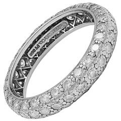 TIFFANY & CO Etoile Diamond Platinum Ring 7