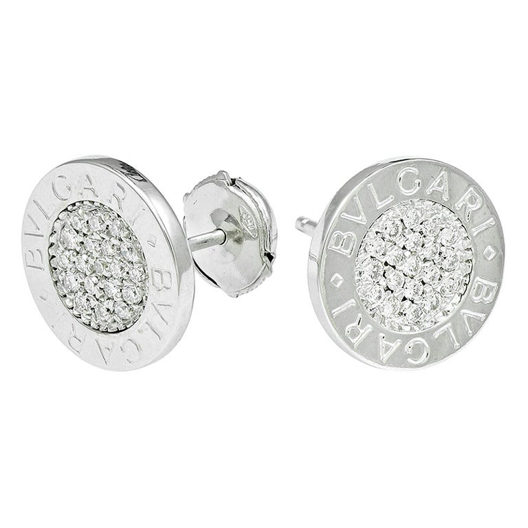 BULGARI Diamond Earrings