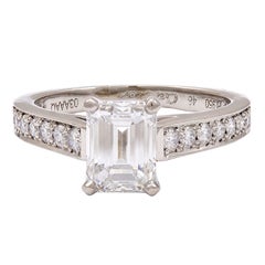Cartier Diamond 1895 Pave Collection Engagement Ring