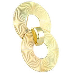 CARTIER  Bold and Beautiful Gold  Brooch