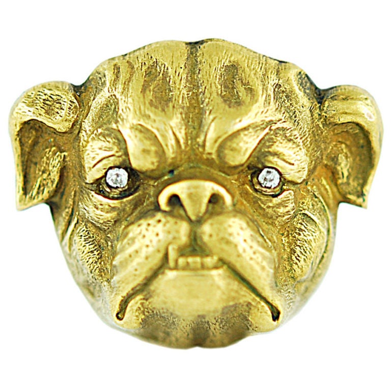 Victorian English Bull Dog Pin