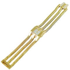 VAN CLEEF 
ARPELS Gold and Diamond Watch