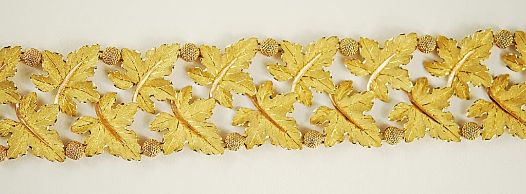 Women's Buccellati Acorn and Leaf Bracelet