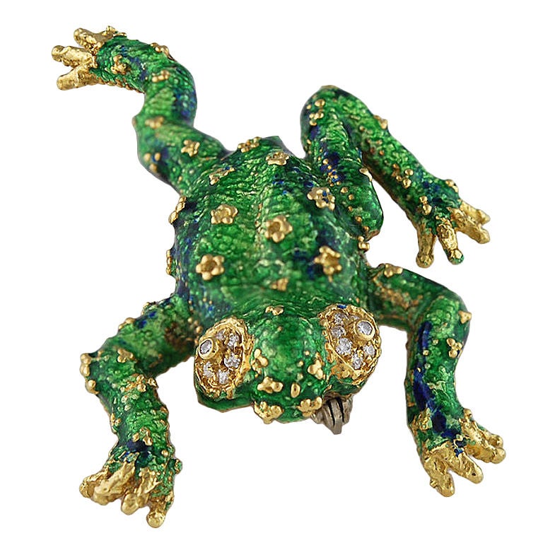 Prince of a Frog Brooch