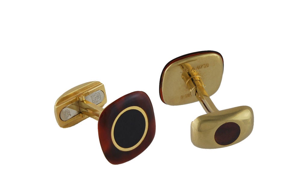 tortoise shell cufflinks